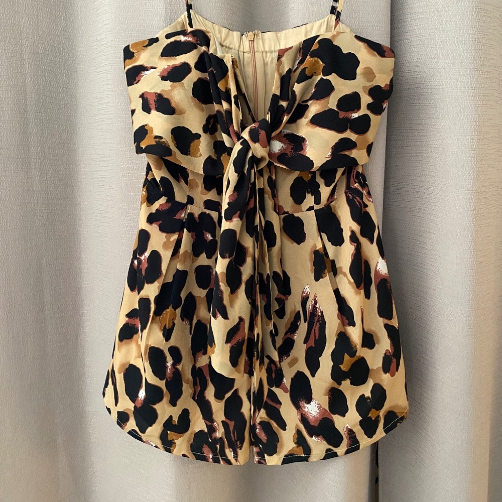 brand new Kittenish cheetah romper